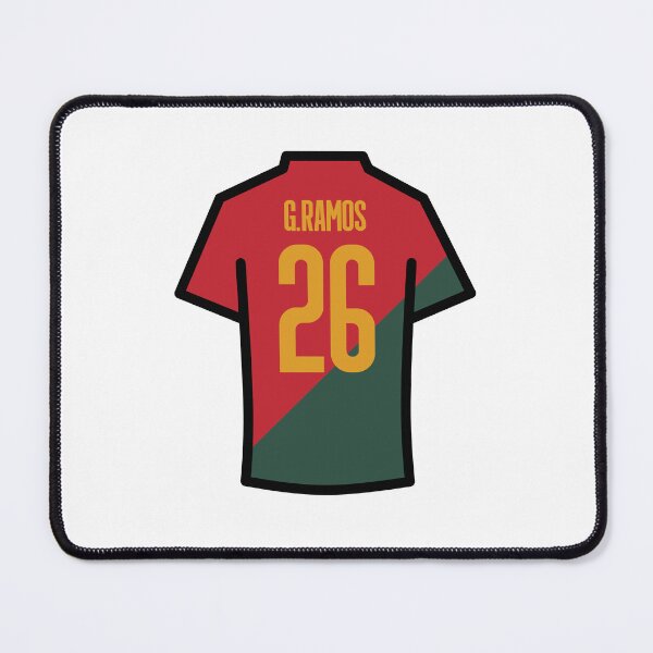 Item preview, Ramos #26 POR Red Green 22 Football Jersey designed and sold by Millustgfx.