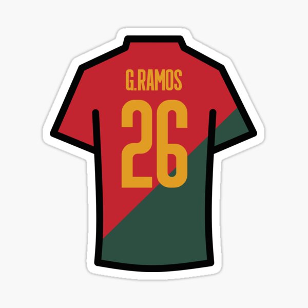 G.RAMOS #26 Portugal Home Soccer Jersey Custom World Cup Jersey 2022