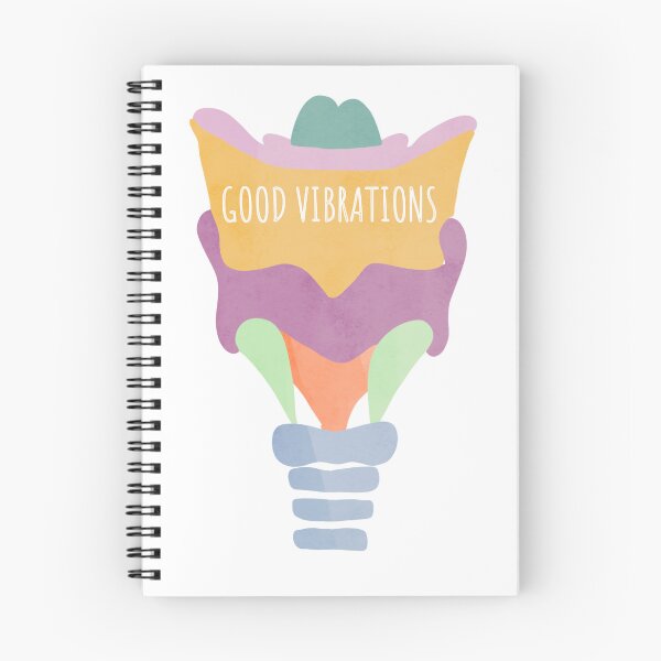 Item preview, Good Vibrations Larynx Pun  designed and sold by Katherine Winner.