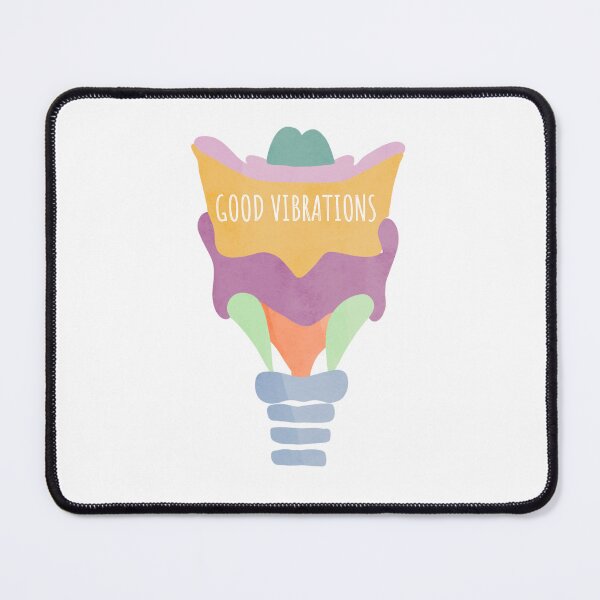 Item preview, Good Vibrations Larynx Pun  designed and sold by Katherine Winner.