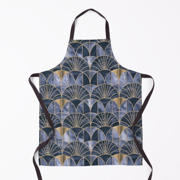 Item preview, Art Deco Splendid Luxury Elegant Retro Design Rose Gold Blue designed and sold by artsandsoul.