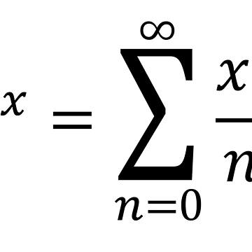 Artwork thumbnail, Exponential Definition Using Series - Calculus And Math by ScienceCorner
