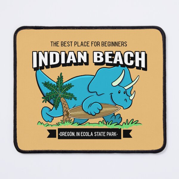 Item preview, Surfing indian beach : dinosaur love surfing designed and sold by ImaginarStore.