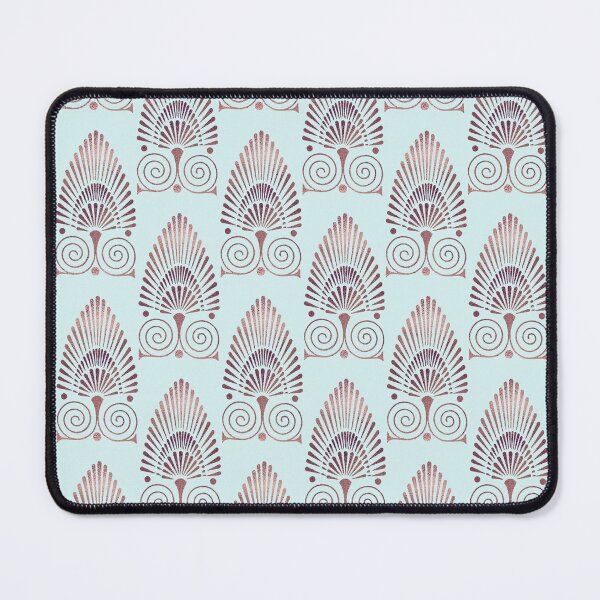 Item preview, De Luxe Art Deco Roaring Twenties Pattern Rose Gold And Mint designed and sold by artsandsoul.