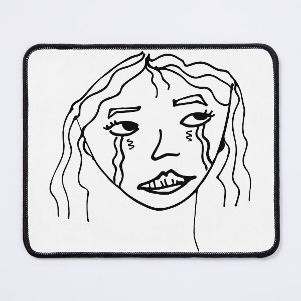 Item preview, she's a crier (self portrait) designed and sold by Rusty07.