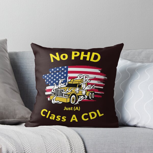 Item preview, Camionero estadounidense, sin doctorado Solo una clase A CDL GY designed and sold by TeamsterLife.
