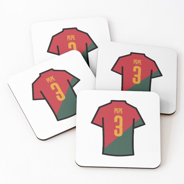 Item preview, Pepe #3 POR Red Green 22 Football Jersey designed and sold by Millustgfx.