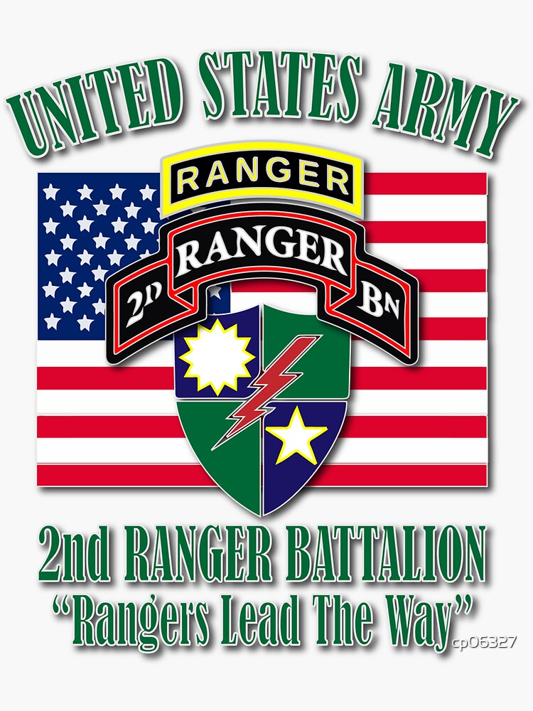 Fagraphix 2nd Ranger BN With 75th Ranger Regiment Insignia Sticker Decal - Self Adhesive Vinyl - Weatherproof - Made In USA - Battalion Sleeve Rangers 2D 2" Wide - Foto 3