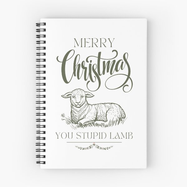 Item preview, Merry Christmas you stupid lamb designed and sold by SpiderMonkey913.