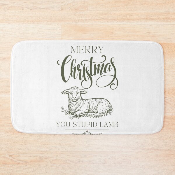 Item preview, Merry Christmas you stupid lamb designed and sold by SpiderMonkey913.