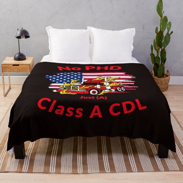 Item preview, American Trucker, No PHD Just A Class A CDL RR designed and sold by TeamsterLife.