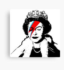 Banksy - "space queen" Canvas Print
