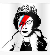 Banksy - "space queen" Poster