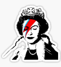 Banksy - "space queen" Sticker