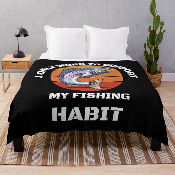 Item preview, Fishing Lover | I only work to support my fishing habit | Funny designed and sold by BlessedConcepts.