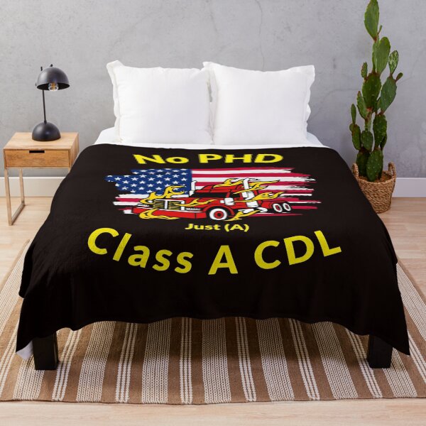 Item preview, American Trucker, No PHD Just A Class A CDL RY designed and sold by TeamsterLife.