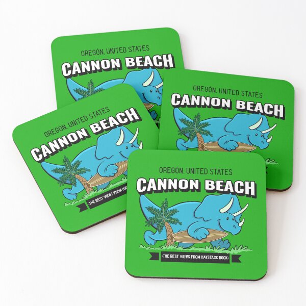 Item preview, Surfing cannon beach : dinosaur love surfing designed and sold by ImaginarStore.