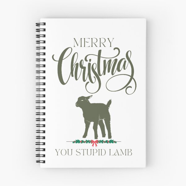 Item preview, Merry Christmas you stupid lamb designed and sold by SpiderMonkey913.