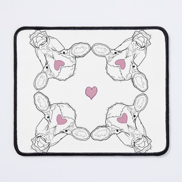 Item preview,  Cows Pink Hearts Pattern Cows love Humans designed and sold by Svetlana  Horvat.