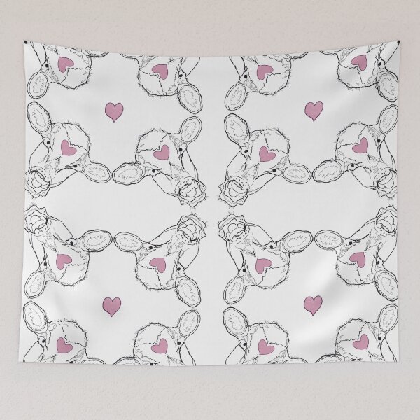 Item preview,  Cows Pink Hearts Pattern Cows love Humans designed and sold by Svetlana  Horvat.