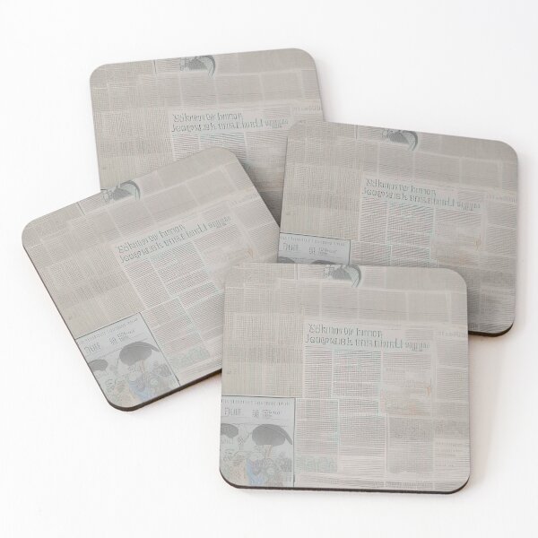 Item preview, Old Newspaper Pattern designed and sold by DrGin-and-Juice.