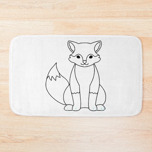 Item preview, cute little fox  designed and sold by ORISES.