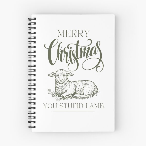 Item preview, Merry Christmas you stupid lamb designed and sold by SpiderMonkey913.