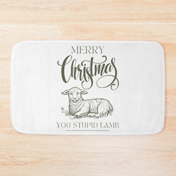 Item preview, Merry Christmas you stupid lamb designed and sold by SpiderMonkey913.
