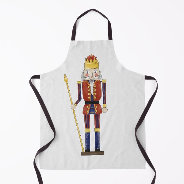 Item preview, Digital, watercolor drawing of vintage, antique nutcracker designed and sold by KataMarekArt.