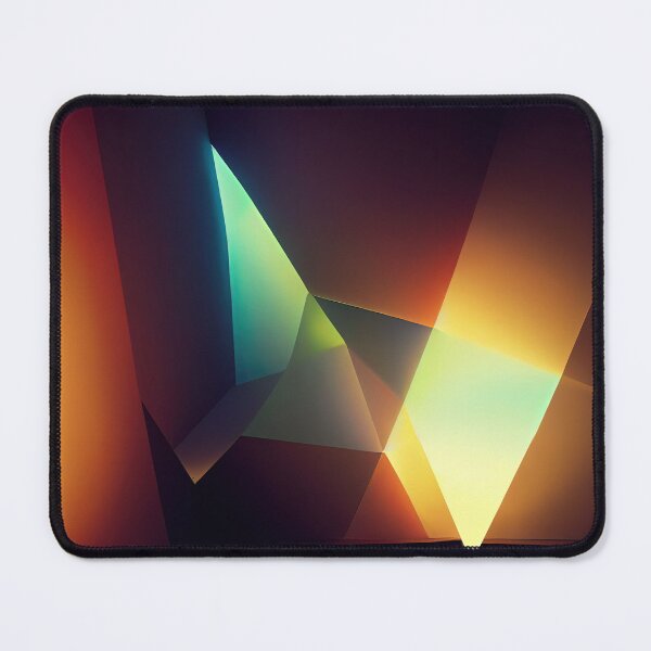 Item preview, Polygonal light bounce design. Geometric and triangular contemporary lights art.  designed and sold by justinasv775.