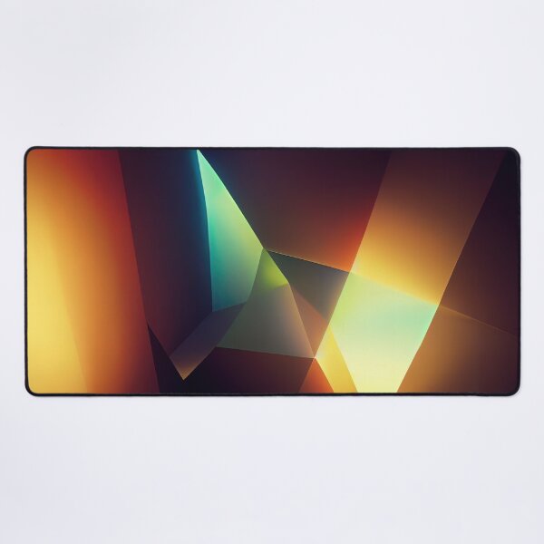 Item preview, Polygonal light bounce design. Geometric and triangular contemporary lights art.  designed and sold by justinasv775.