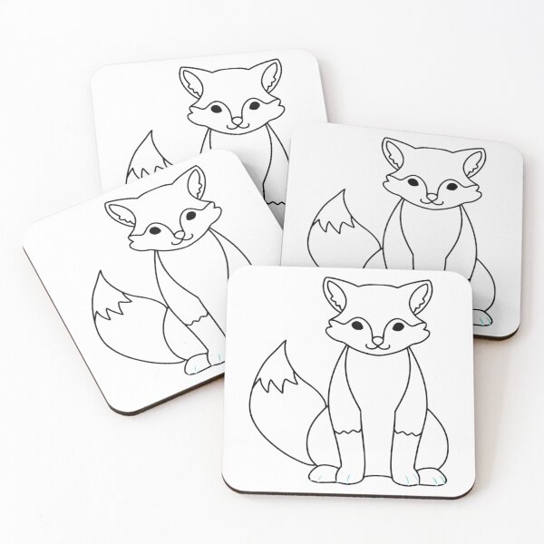 Item preview, cute little fox  designed and sold by ORISES.