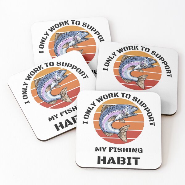 Item preview, Fishing Lover | I only work to support my fishing habit | Funny designed and sold by BlessedConcepts.