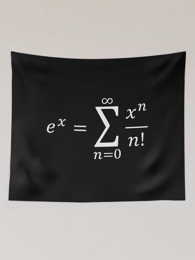 Thumbnail 2 of 3, Tapestry, Exponential Definition Using Series - Calculus And Math designed and sold by ScienceCorner.