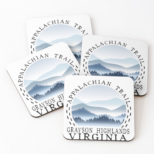 Item preview, Appalachian Trail Hikers Hiking at Grayson Highlands Virginia designed and sold by CharJens.