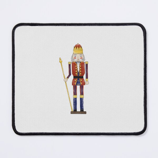 Item preview, Digital, watercolor drawing of vintage, antique nutcracker designed and sold by KataMarekArt.