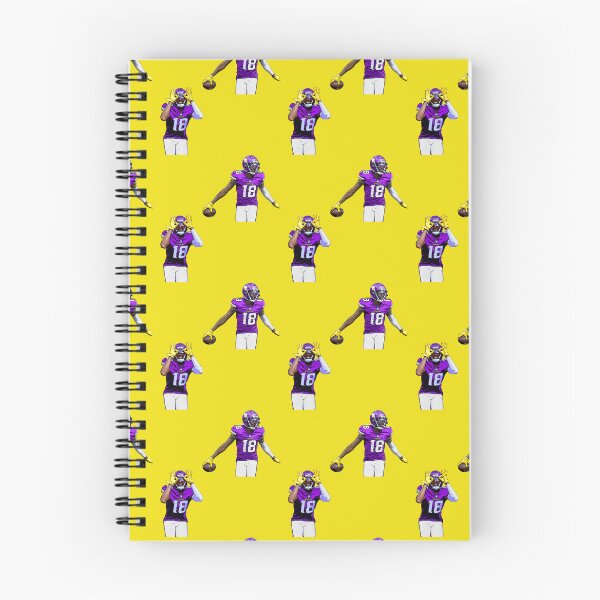Item preview, Justin Jefferson Griddy Dance Print - Yellow Background designed and sold by U-Imaginations.