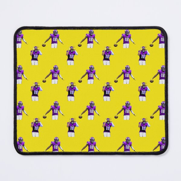Item preview, Justin Jefferson Griddy Dance Print - Yellow Background designed and sold by U-Imaginations.