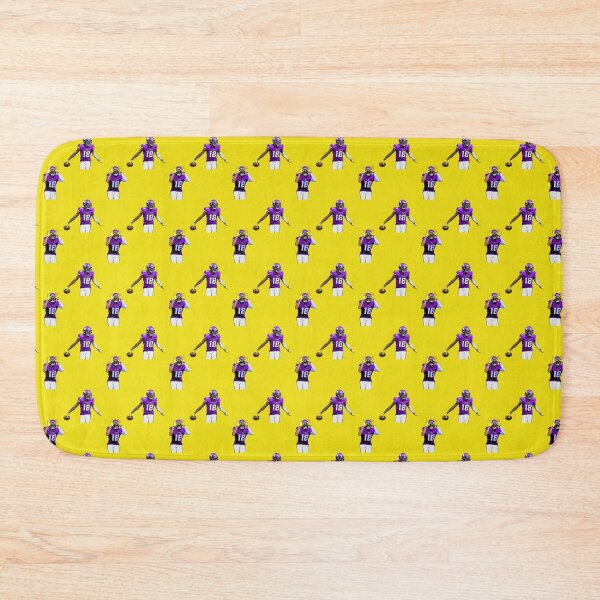 Item preview, Justin Jefferson Griddy Dance Print - Yellow Background designed and sold by U-Imaginations.