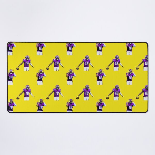 Item preview, Justin Jefferson Griddy Dance Print - Yellow Background designed and sold by U-Imaginations.