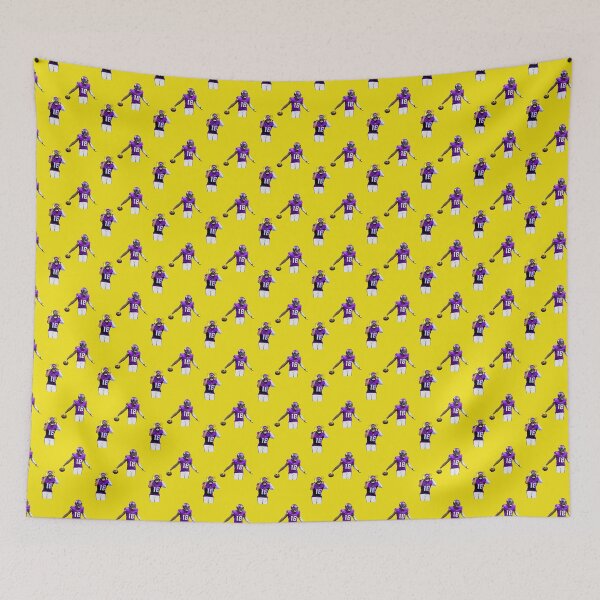 Item preview, Justin Jefferson Griddy Dance Print - Yellow Background designed and sold by U-Imaginations.
