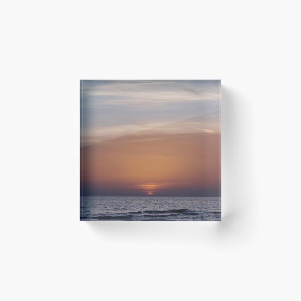 Item preview, Gold & Blue Mediterranean Sunset designed and sold by Marcin W Photography.