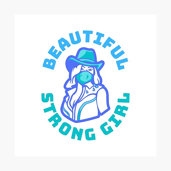 Item preview, Strong Girl - Beautiful & Strong Girl designed and sold by EverGlow Designs.