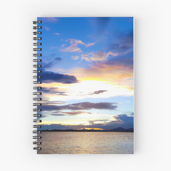 Item preview, Sunset of a beach. Blue waves in the water. designed and sold by Chris Purdy.
