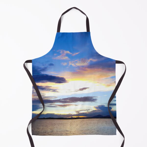 Item preview, Sunset of a beach. Blue waves in the water. designed and sold by Chris Purdy.
