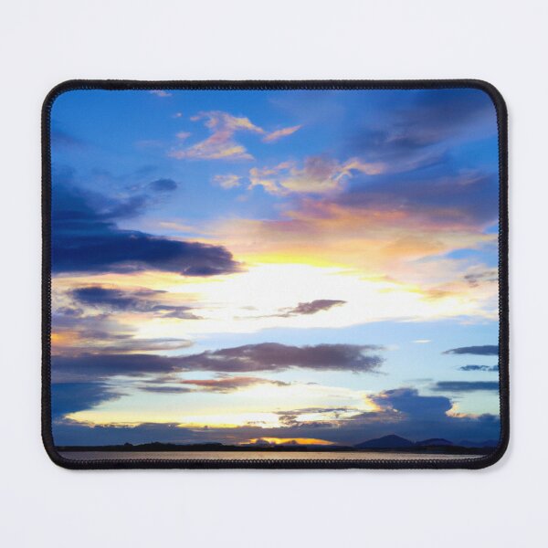 Item preview, Sunset of a beach. Blue waves in the water. designed and sold by Chris Purdy.