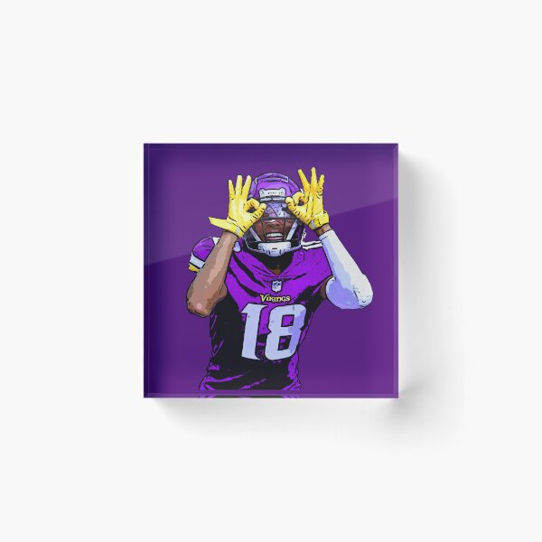 Item preview, Justin Jefferson Griddy Dance Print - Purple Background designed and sold by U-Imaginations.