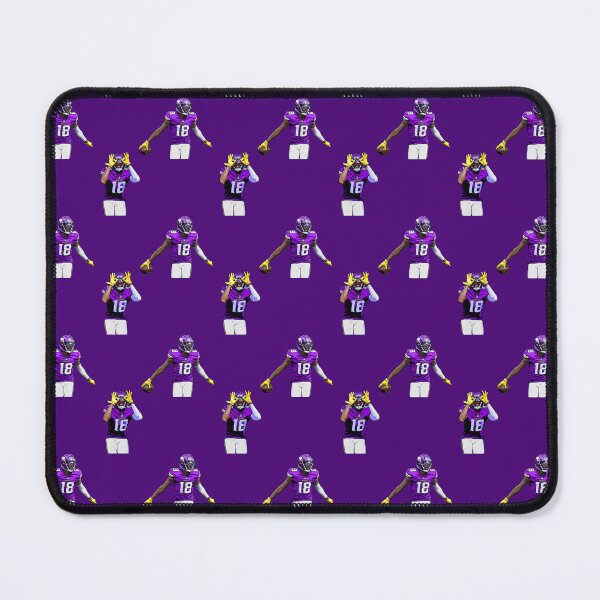 Item preview, Justin Jefferson Griddy Dance Print - Purple Background designed and sold by U-Imaginations.