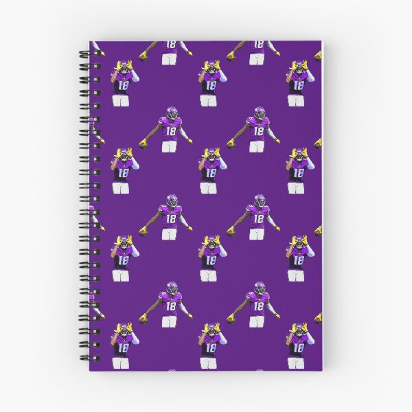 Item preview, Justin Jefferson Griddy Dance Print - Purple Background designed and sold by U-Imaginations.