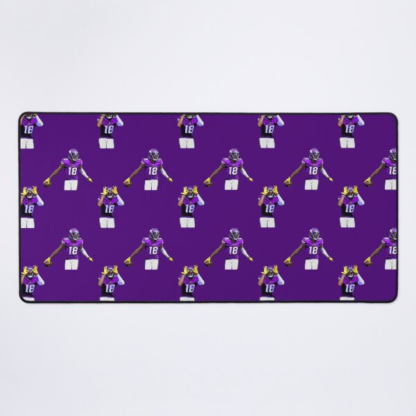 Item preview, Justin Jefferson Griddy Dance Print - Purple Background designed and sold by U-Imaginations.